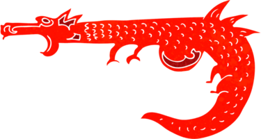 dragón medieval de dibujos animados png