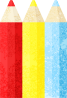 Couleur des crayons graphique icône png