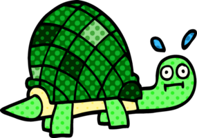 caricatura, garabato, divertido, tortuga png