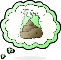 thought bubble cartoon gross poop png