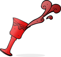 cartoon goblet of wine png