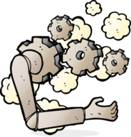 cartoon robotic arm png