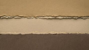 paper abstract in earth tones with a copy space, blank web banner photo