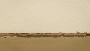 abstract landscape in earth pastel tones - a collection of handmade rag papers photo