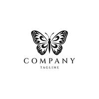 AI generated Butterfly logo icon design vector