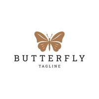 AI generated Butterfly logo icon design vector