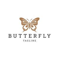 AI generated Butterfly logo icon design vector