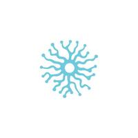 AI generated Human Neuron Logo Design, Symbol Vector