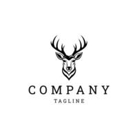 AI generated Deer logo vector design template