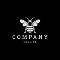 AI generated Honey bee logo design icon template vector