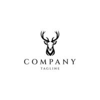 AI generated Deer logo vector design template