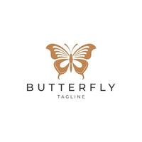 AI generated Butterfly logo icon design vector