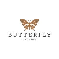 AI generated Butterfly logo icon design vector