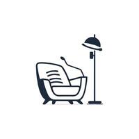 AI generated sofa furniture logo design inspiration for minimalist home sofa designs vector