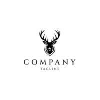 AI generated Deer logo vector design template