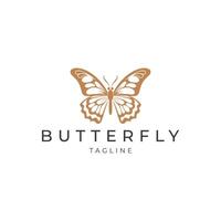 AI generated Butterfly logo icon design vector