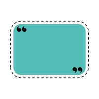 Blank template quote frame text info design boxes. vector