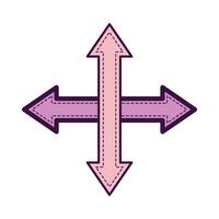 Arrow right icon. Colorful arrow for your web site design vector