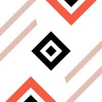 Abstract memphis geometric shape background vector