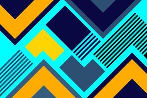 Abstract memphis geometric pattern gradient shape background template vector