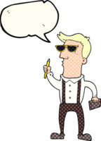 comic book speech bubble cartoon man with notebook png