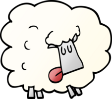 cartoon doodle funny sheep png