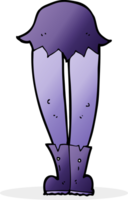 jambes de vampire de dessin animé png