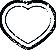 afligido efecto corazón símbolo gráfico ilustración icono png