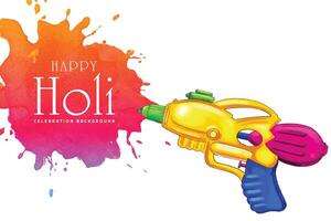 Holi celebration colorful for indian festival background vector