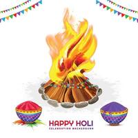 Happy holi colorful background for festival of colors celebration design vector