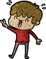 Cartoon lachender Junge png