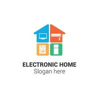 vector illustration of electronics business, electronics home design.