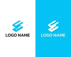 Creative Letter UI one shape icon logo design template vector