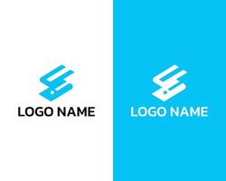 Creative Letter UI one shape icon logo design template vector