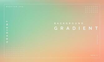 Peach Mint Blur Gradient for Soft and Refreshing Visuals vector