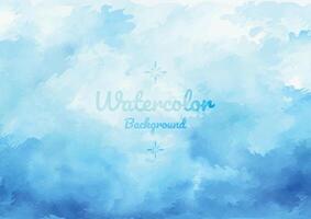 Blue Watercolor Wallpaper Background in Modern Style vector