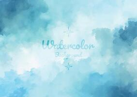 Blue Watercolor Wallpaper Background in Unique Style vector