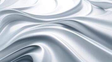 White abstract wavy background. Waves of dynamic waveforms with effects, creating a visually rhythmic and harmonious composition video