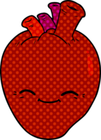 cartoon happy heart png