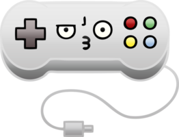 gradient shaded cartoon of a game controller png