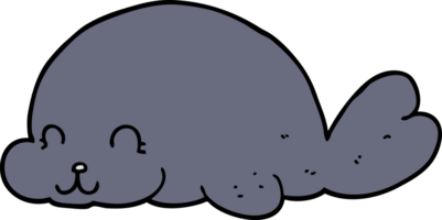 cute cartoon seal png