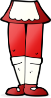 jambes féminines de dessin animé png