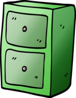 Cartoon-Doodle-Aktenschrank png