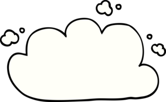 tekenfilm tekening wit wolk png