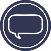 speech bubble circular icon symbol png