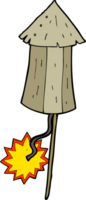 cartoon old wooden firework png