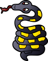 cartoon doodle poisonous snake png