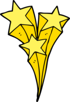 cartoon shooting stars png