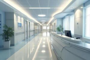 AI generated Hospital interior design and decor ideas photo