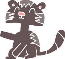 lustige Cartoon-Doodle-Katze png